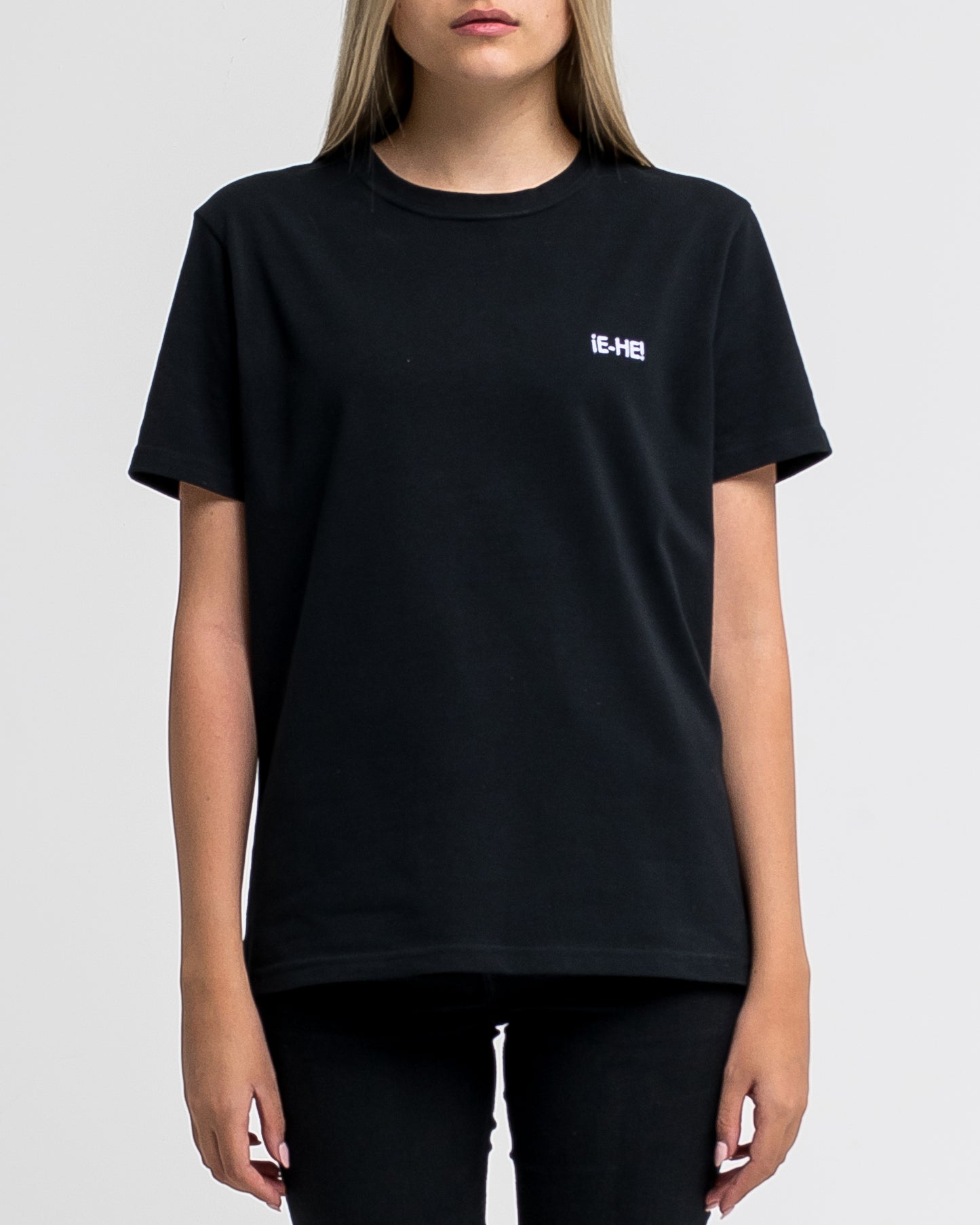 Embroidered logo T-shirt - Black