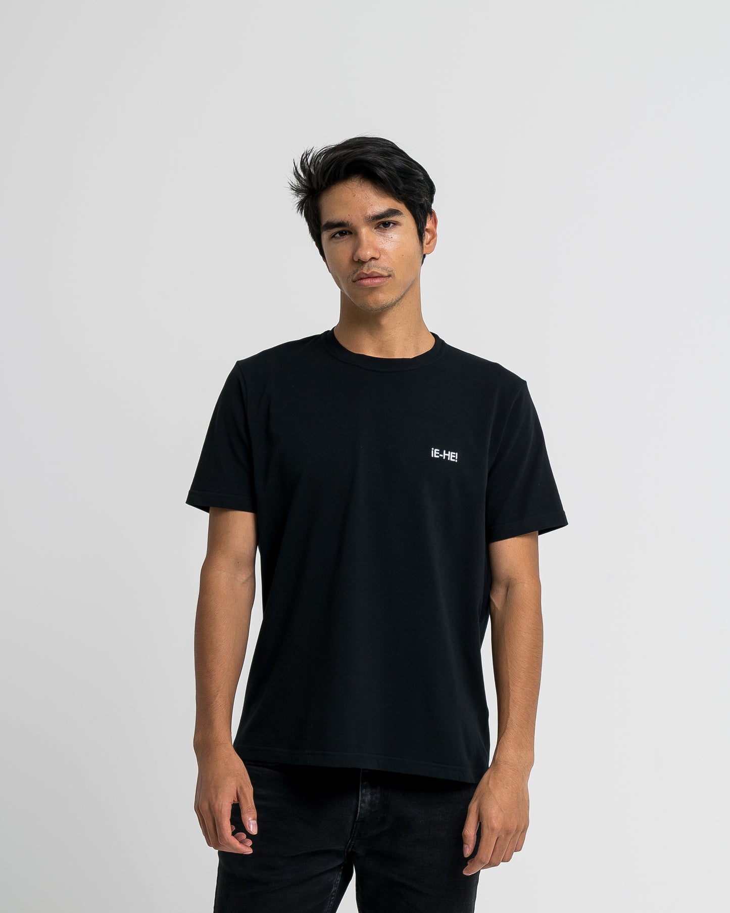 Embroidered logo T-shirt - Black